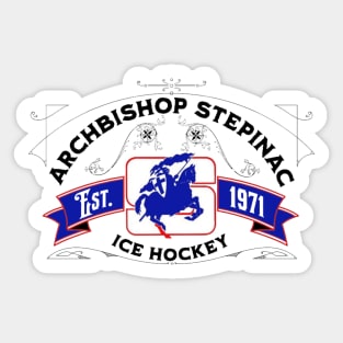 Sanborn Stepinac Hockey Logo Sticker